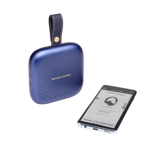 Harman Kardon Neo - Midnight Blue - Portable Bluetooth speaker - Detailshot 1 image number null
